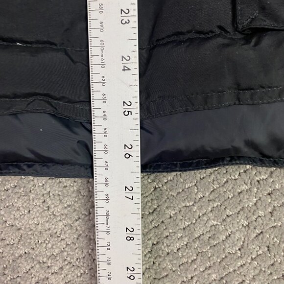 Pure Polaris Puffer Down Vest Men's Large Snowmobile Black Blue - Picture 13 of 14